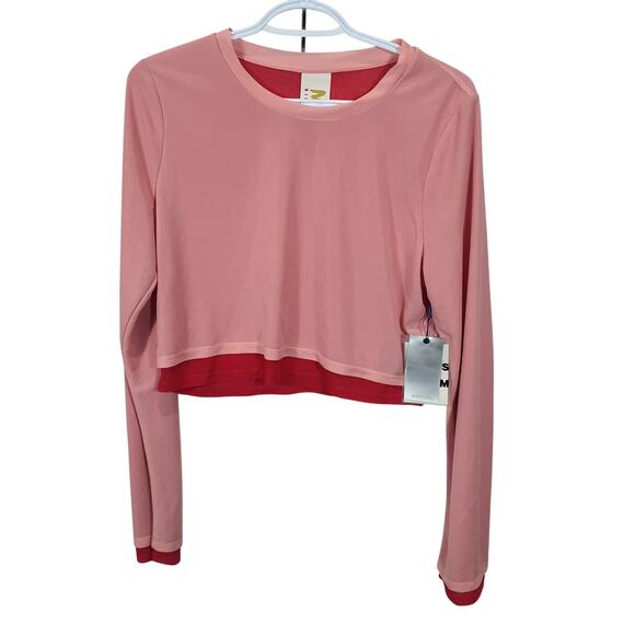 Simon Miller Cropped Powder Pink Mimsy Size L Shirt NWT - Picture 2 of 4